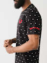 FLOCKED HORSESHOE LOGO PRINT TEE
