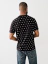 FLOCKED HORSESHOE LOGO PRINT TEE