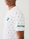 FLOCKED HORSESHOE LOGO PRINT TEE