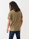 FLOCKED HORSESHOE LOGO PRINT TEE
