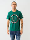 CRYSTAL HORSESHOE LOGO TEE