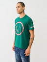 CRYSTAL HORSESHOE LOGO TEE