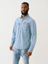 CHAMBRAY LONG SLEEVE SHIRT