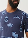 SCATTERED LOGO TEE