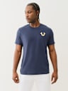 DIAGONAL HORSESHOE TEE