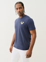 DIAGONAL HORSESHOE TEE