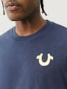 DIAGONAL HORSESHOE TEE