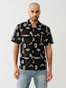ALLOVER LOGO RESORT SHIRT