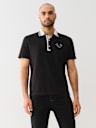 TRUE RELIGION GUSSET POLO SHIRT