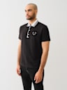TRUE RELIGION GUSSET POLO SHIRT