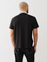 TRUE RELIGION GUSSET POLO SHIRT