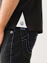 TRUE RELIGION GUSSET POLO SHIRT