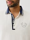 TRUE RELIGION GUSSET POLO SHIRT