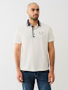 TRUE RELIGION GUSSET POLO SHIRT
