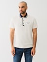 TRUE RELIGION GUSSET POLO SHIRT
