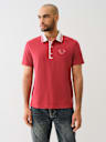 TRUE RELIGION GUSSET POLO SHIRT
