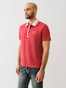 TRUE RELIGION GUSSET POLO SHIRT