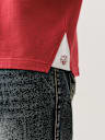 TRUE RELIGION GUSSET POLO SHIRT