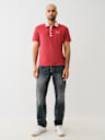 TRUE RELIGION GUSSET POLO SHIRT