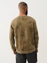 DEBOSSED LOGO RAW TRIM SWEATSHIRT