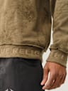 DEBOSSED LOGO RAW TRIM SWEATSHIRT