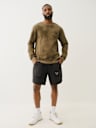 DEBOSSED LOGO RAW TRIM SWEATSHIRT