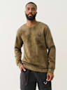 DEBOSSED LOGO RAW TRIM SWEATSHIRT