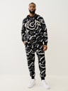 ALLOVER WAVY LOGO JOGGER