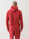 SUDADERA CON CAPUCHA, CIERRE Y COSTURA TRIPLE EN RELIEVE