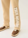ARCHED LOGO STRAIGHT LEG SWEAT PANT