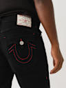RICKY RED SINGLE NEEDLE FLAP STRAIGHT JEAN