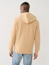 METALLIC LOGO TAPE TRIM ZIP HOODIE