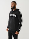 LOGO TAPE TRIM HOODIE