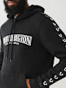 LOGO TAPE TRIM HOODIE