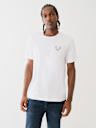 METALLIC HORSESHOE LOGO TEE
