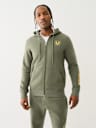 HIGH DENSITY LOGO ZIP HOODIE