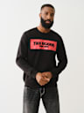 EMBOSSED ARCH LOGO SWEATSHIRT