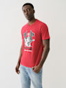 HORSESHOE BUDDHA PUFF PRINT TEE