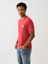 DISTRESSED PUFF PRINT LOGO TEE