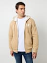 SHERPA PUFF PRINT LOGO ZIP HOODIE