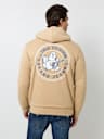SHERPA PUFF PRINT LOGO ZIP HOODIE