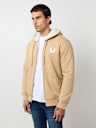 SHERPA PUFF PRINT LOGO ZIP HOODIE