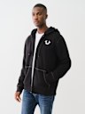 SUDADERA CON CAPUCHA Y CIERRE SHERPA Y BUDDHA