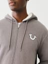 SHERPA BUDDHA ZIP HOODIE 