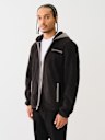 CONTRAST SHERPA HOODED JACKET
