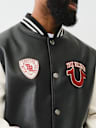 TRUE LOGO PATCH VARSITY JACKET