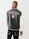 TRUE LOGO PATCH VARSITY JACKET