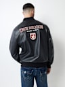 TRUE LOGO PATCH VARSITY JACKET