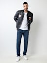 TRUE LOGO PATCH VARSITY JACKET
