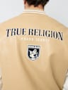 TRUE LOGO PATCH VARSITY JACKET